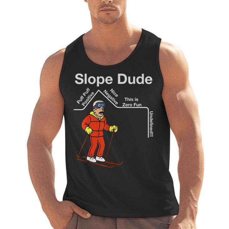 Slope Dude Algebra Geometry Middle School Math Teacher Men Tank Top