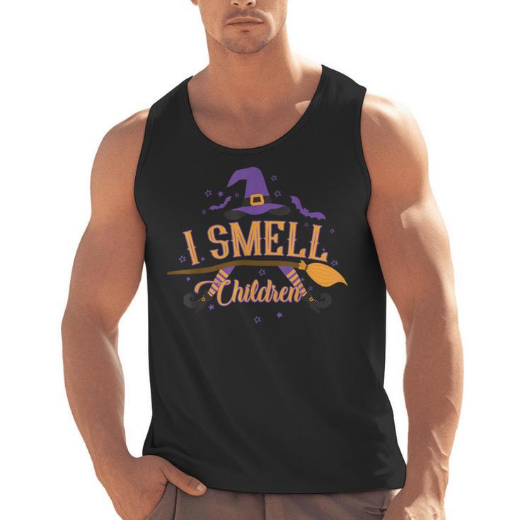 I Smell Children Wicked Cute Kindergarten Teacher Halloween Men Tank Top