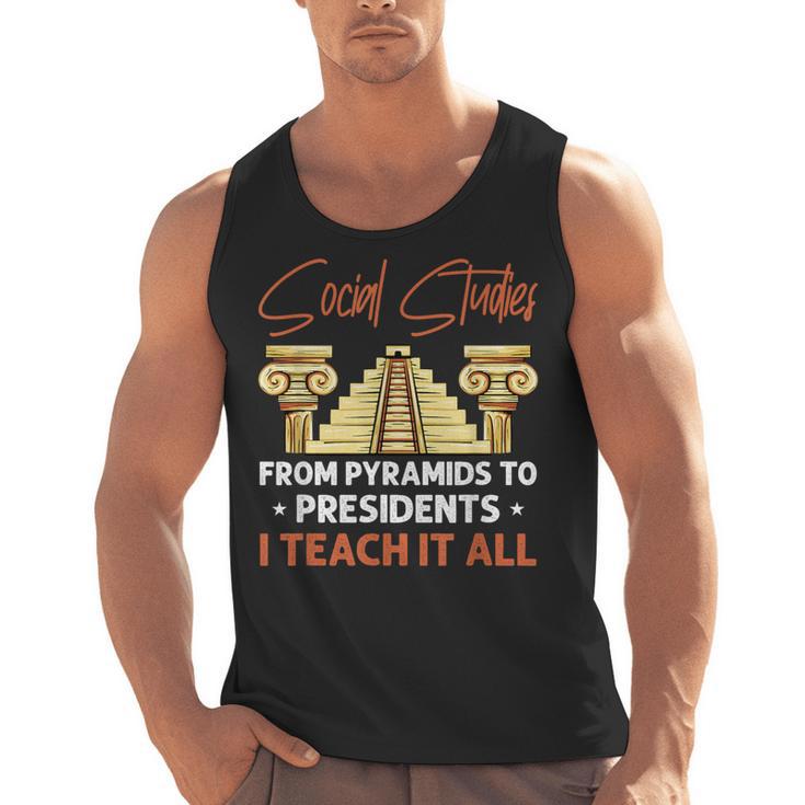 Social Studies Teacher World History Teacher Men Women Men Tank Top
