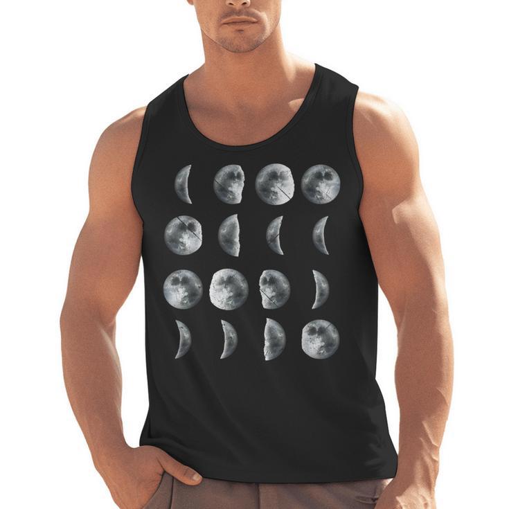 Space Science Student Teacher Leonard Moon Phases Men Women Kids Men Tank Top