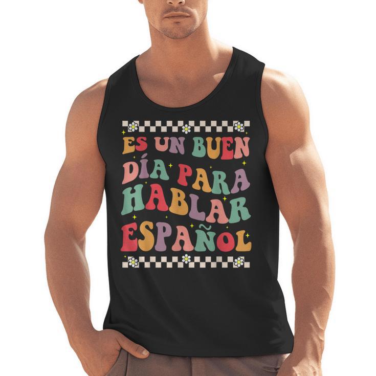 Spanish Teacher Maestra Hablar EspañOl Bilingual Teacher Men Tank Top