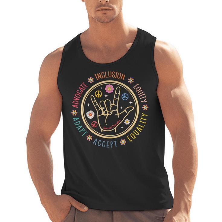 Special Education SPED Teacher IEP Advocate Inclusion Autism Men Tank Top