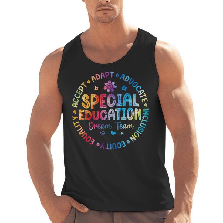 Special Education Squad Dream Team SPED Teacher Back School Men Tank Top