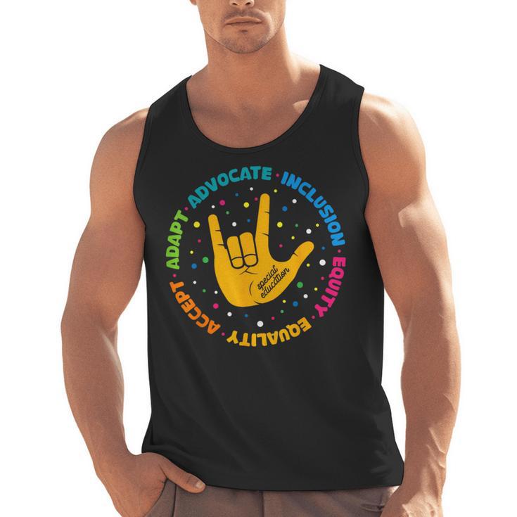 Special Education Teacher Inspirational SPED Teachers Autism Men Tank Top