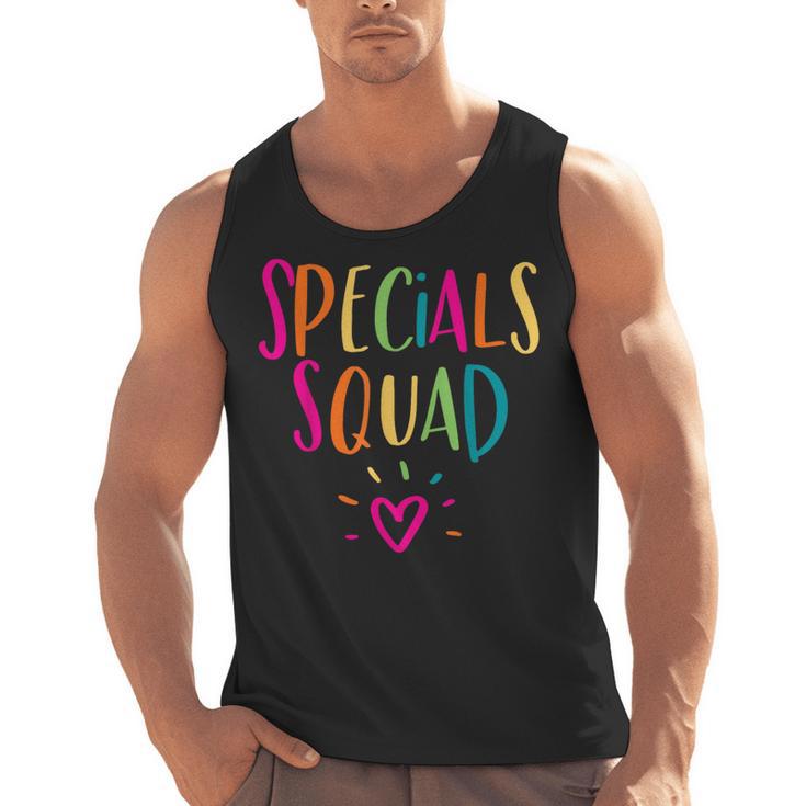Specials Squad Art Music PE Tech Gym Teacher Team Men Tank Top