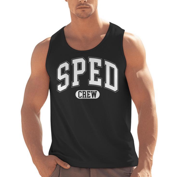 SPED Crew SPED Teacher Back To School For Women Men Men Tank Top