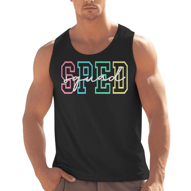 SPED Squad Team SPED Teacher Special Education Teacher Men Tank Top