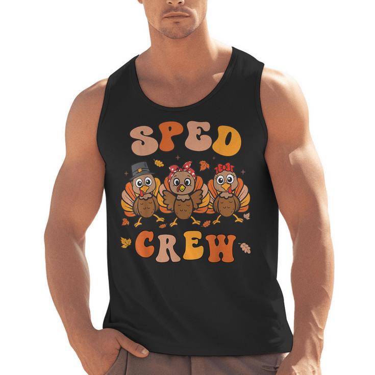 Sped Teacher Crew Thanksgiving Special Education Teacher Men Tank Top
