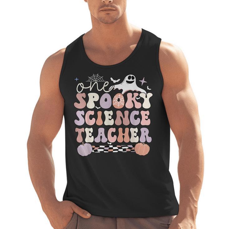Spooky Science Teacher Halloween Science Teaching For Men Women Men Tank Top