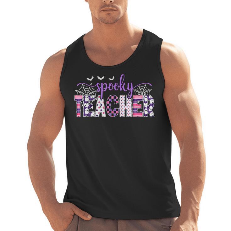 Spooky Teacher Halloween Costume Women Spooky Teacher Men Tank Top