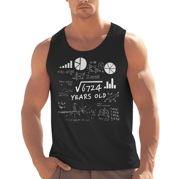 Square Root 82 Year Old  Teacher 82nd Birthday For Men Women Kids Men Tank Top