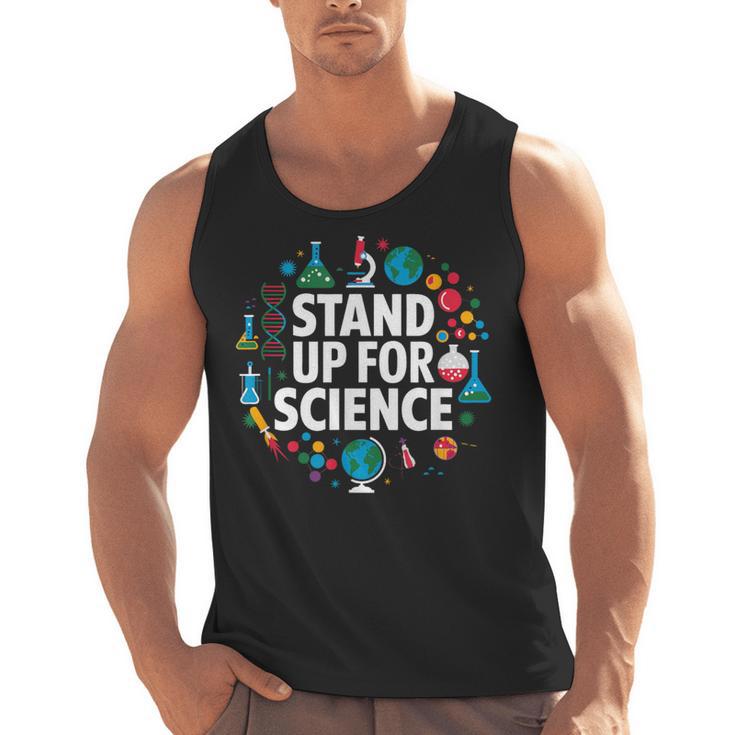 Stand Up For Science STEM Advocacy Pro Scientific Teacher Men Tank Top