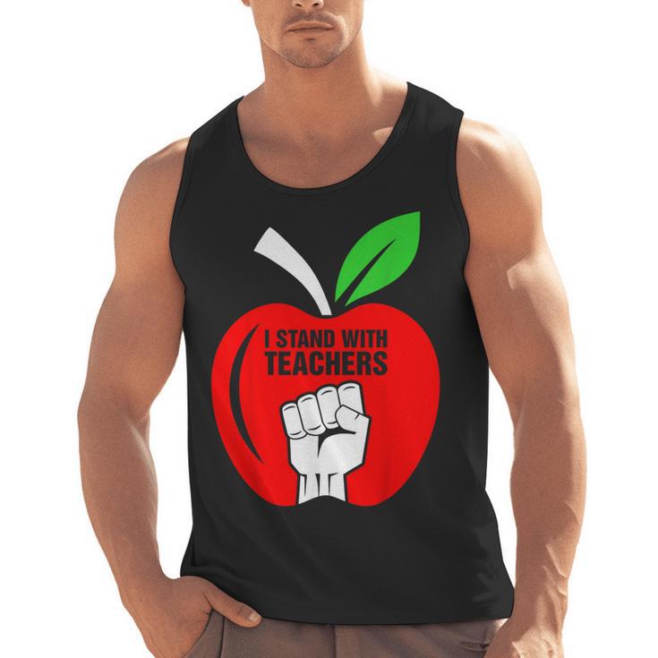 I Stand With Teachers Tshirt Men Tank Top