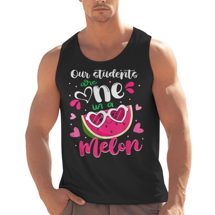 Our Students Are One In A Melon Teacher Watermelon Summer Men Tank Top