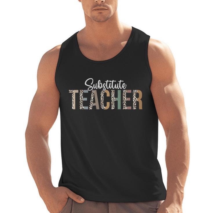 Substitute Teacher Supplies For Teachers Leopard For Men Women Men Tank Top