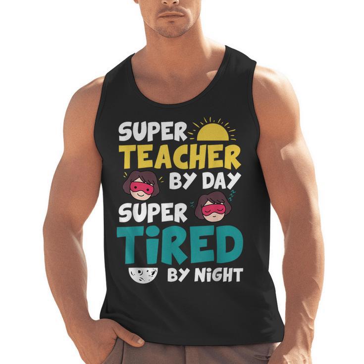 Super Hero Teacher Superheroes Men Tank Top
