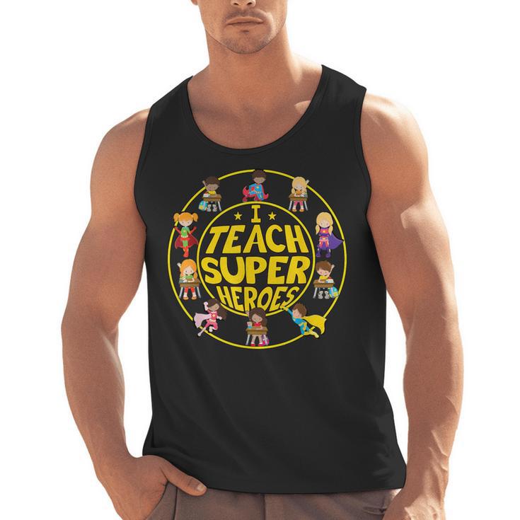 Superhero Teacher I Teach Super Heroes Men Tank Top