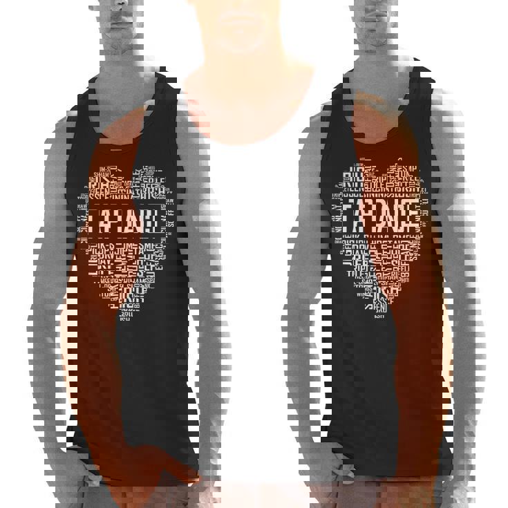 Tap Dance Heart Lover Tap Dancer Dancing Teacher For Men Women Girls Kids Men Tank Top