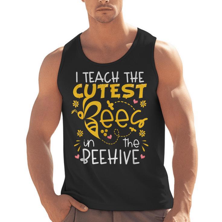 I Teach The Cutest Bees In The Beehive Teacher Men Tank Top