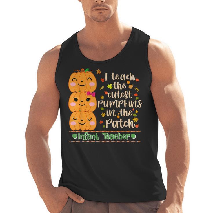 I Teach The Cutest Pumpkins In The Patch Infant Teacher Men Tank Top