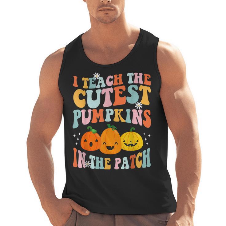 I Teach The Cutest Pumpkins In The Patch Teacher Men Tank Top