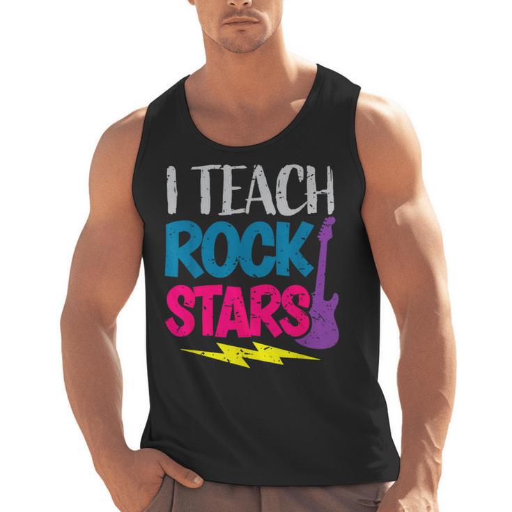 I Teach Rockstars Tee Orchestra Music Teacher Back To School Men Tank Top