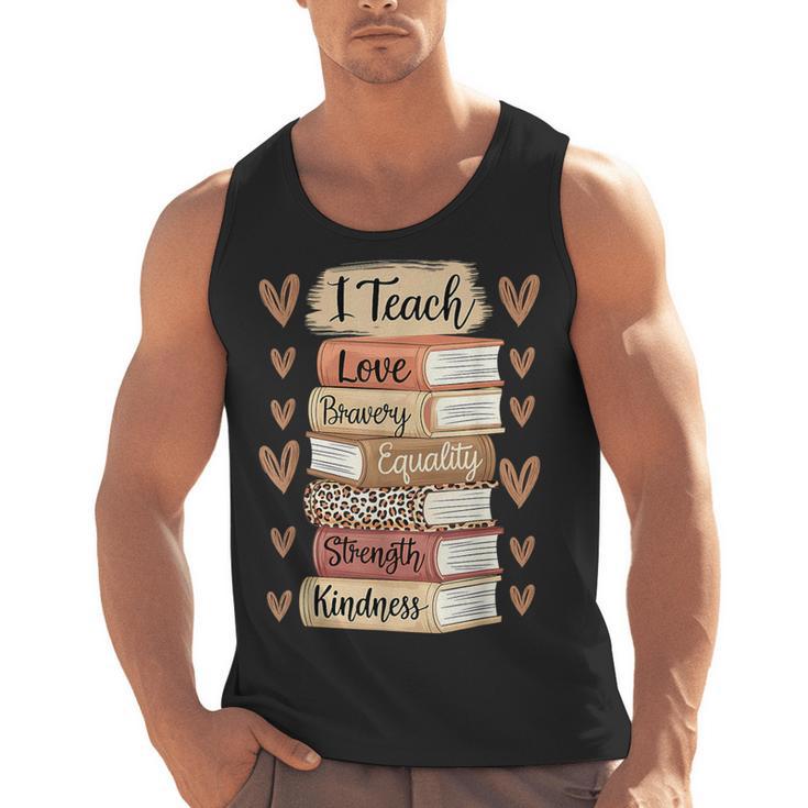 I Teach History Month Black Teacher Melanin Men Tank Top