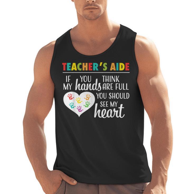 Teacher Aide Appreciation Cute Heart Tee For Women Men Tank Top