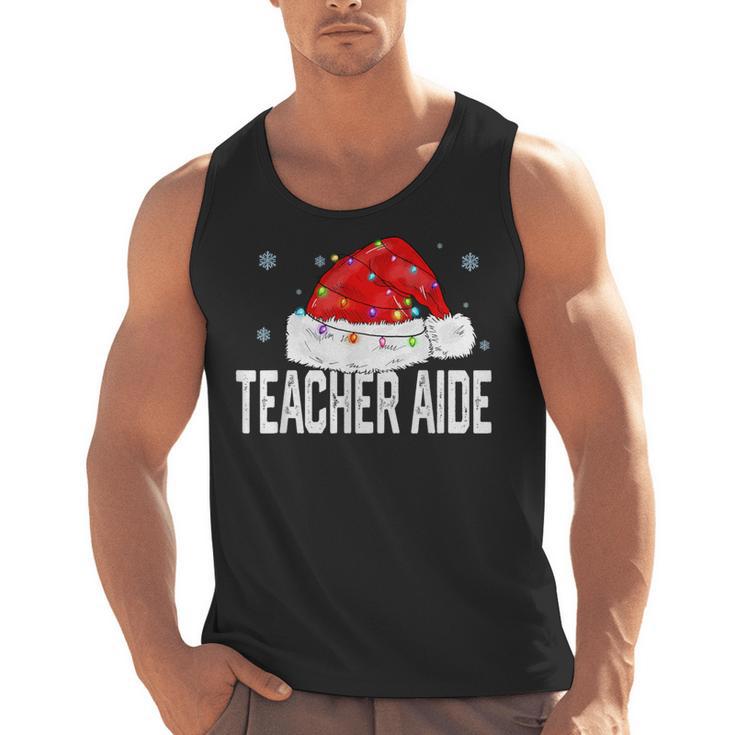 Teacher Aide Christmas Women Family Matching Group Xmas Men Tank Top