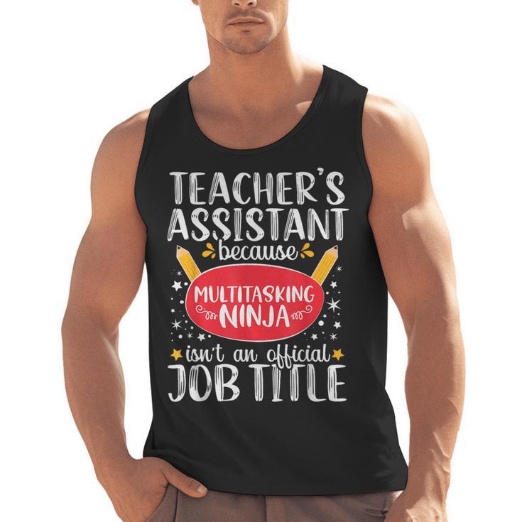 Teacher Assistant Teaching School Ninja Appreciation Men Tank Top