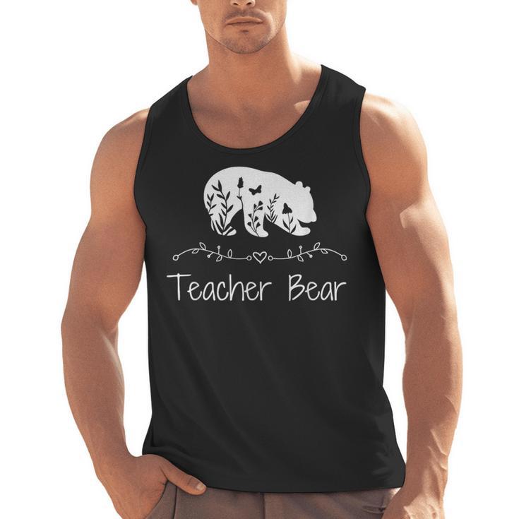 Teacher Bear For Educators Teacher Appreciation Men Tank Top