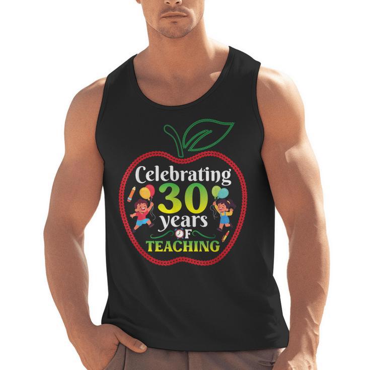 Teacher Celebrating 30 Years Of Teaching Students School Men Tank Top