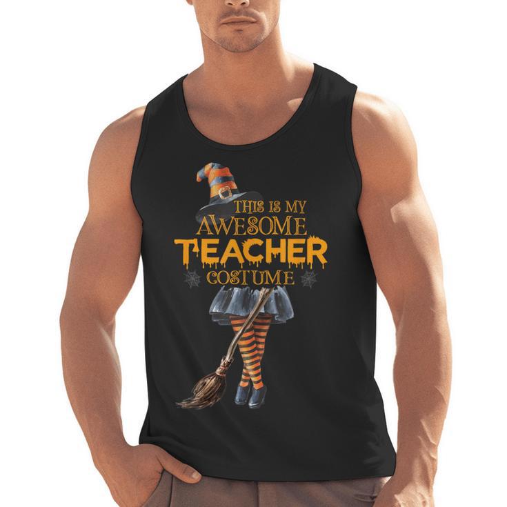 This Is My Teacher Costume Halloween Family Matching Group For Men Women Men Tank Top
