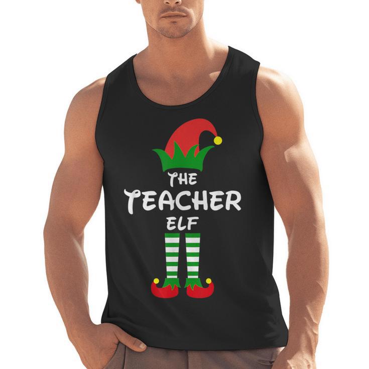 The Teacher Elf Family Matching Group Idea Christmas Men Tank Top