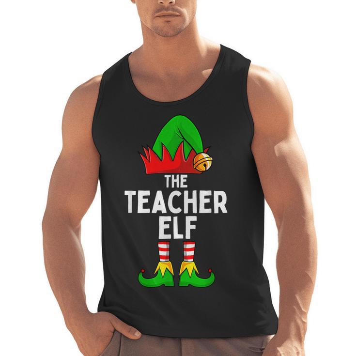 Teacher Elf Matching Family Christmas Women Men Men Tank Top