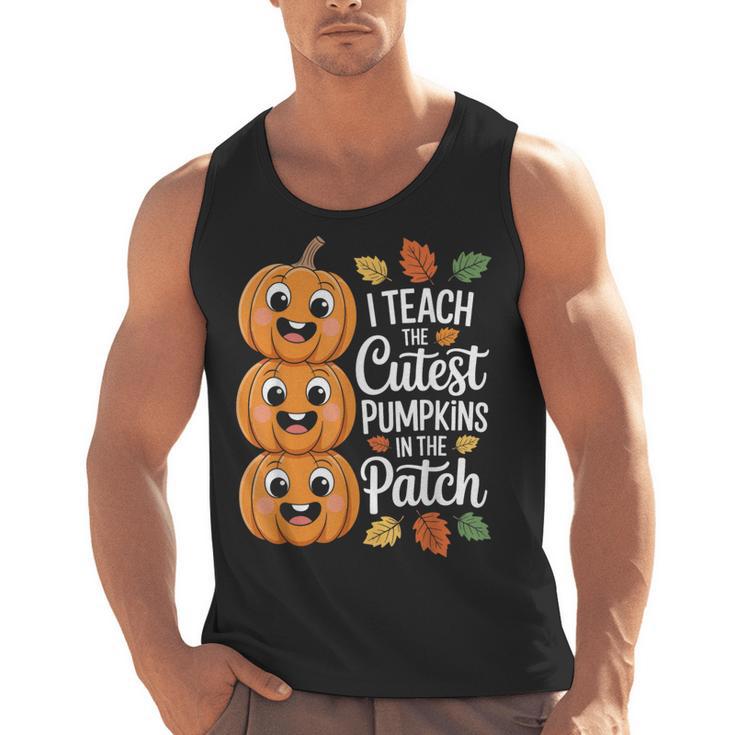 Teacher Halloween Tshirts I Teach The Cutest Pumpkins Men Tank Top