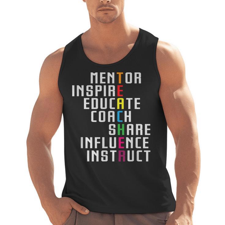 Teacher Inspirational Educator Favorite School Teacher Men Women Girls Kids Men Tank Top