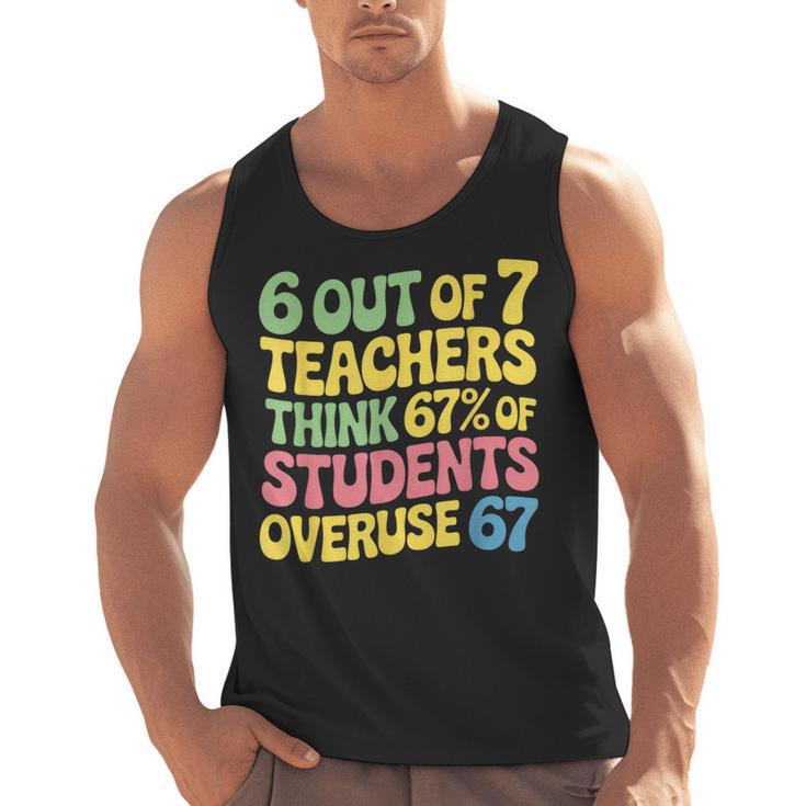 Teacher Overuse 67 Teacher Men Tank Top