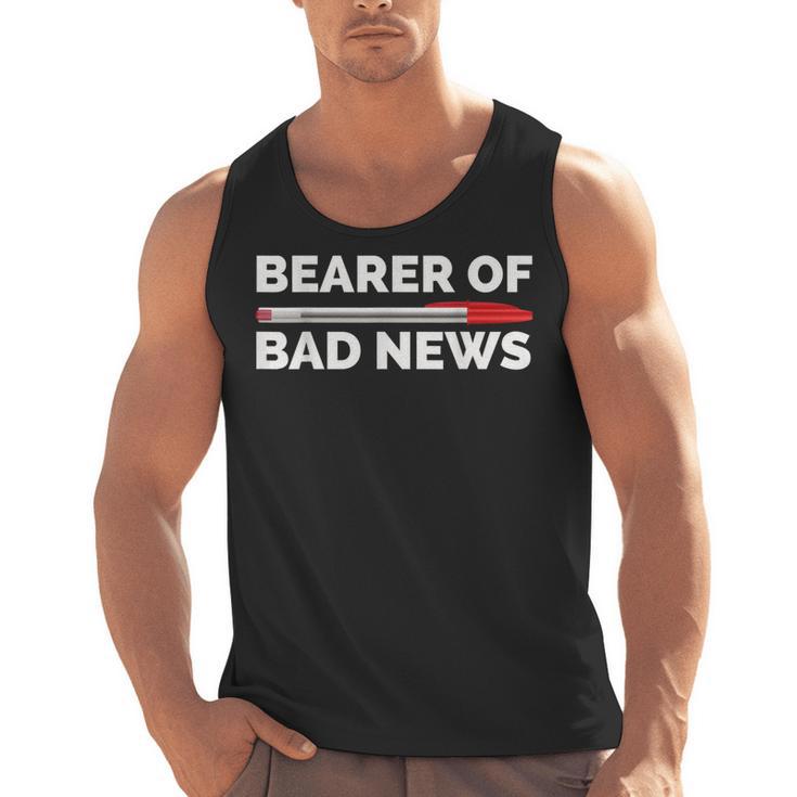 Teacher Red Pen Grading Exam Marking School Men Tank Top