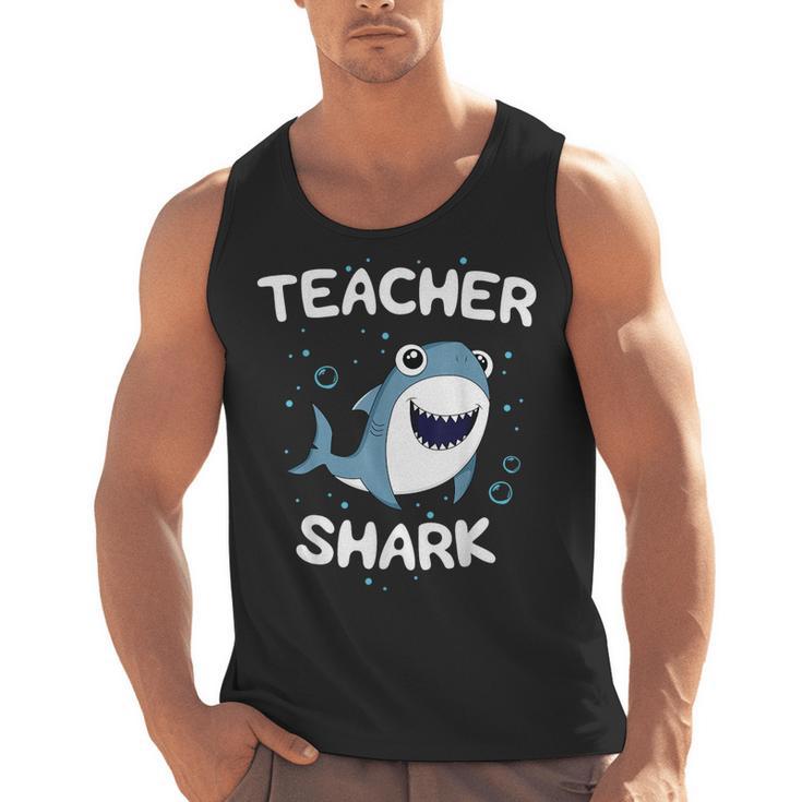 Teacher Shark Teaching Back To School Kindergarten Men Tank Top