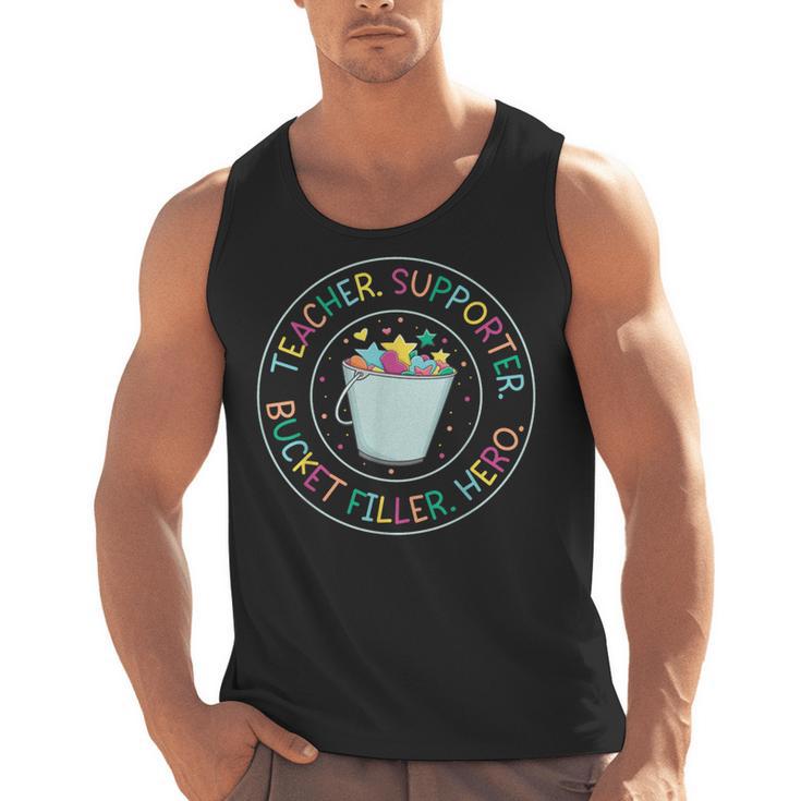 Teacher Supporter Bucket Filler Hero Men Tank Top