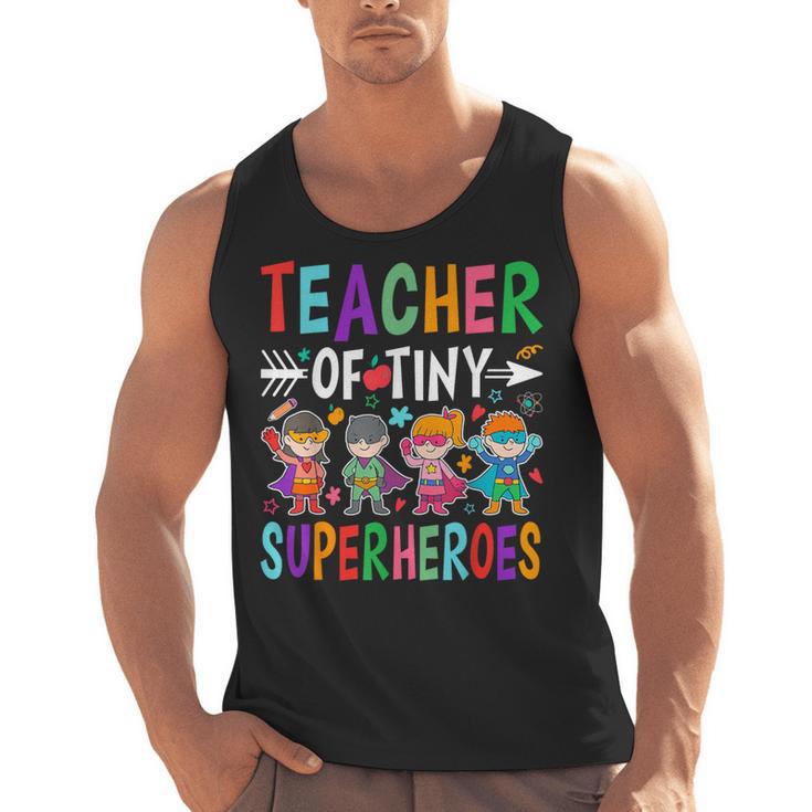 Teacher Of Tiny Superheroes Men Tank Top