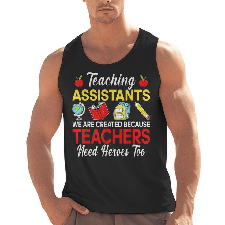 Teaching Assistant Because Teachers Need Heroes Too Cute Men Tank Top
