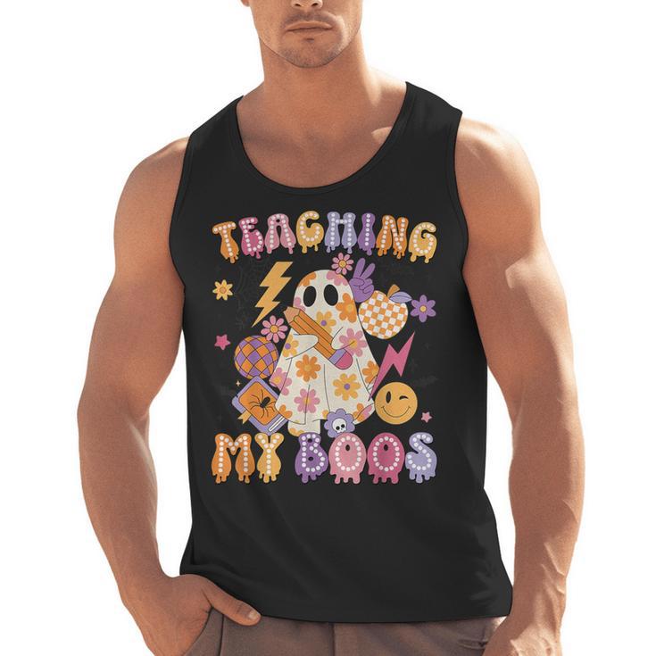 Teaching My Boos Ghost Halloween Costumes Teacher Men Women Men Tank Top