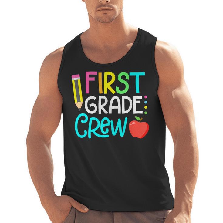 Team 1st Grade Crew Back To School 1st Grade Teacher Kids Men Tank Top