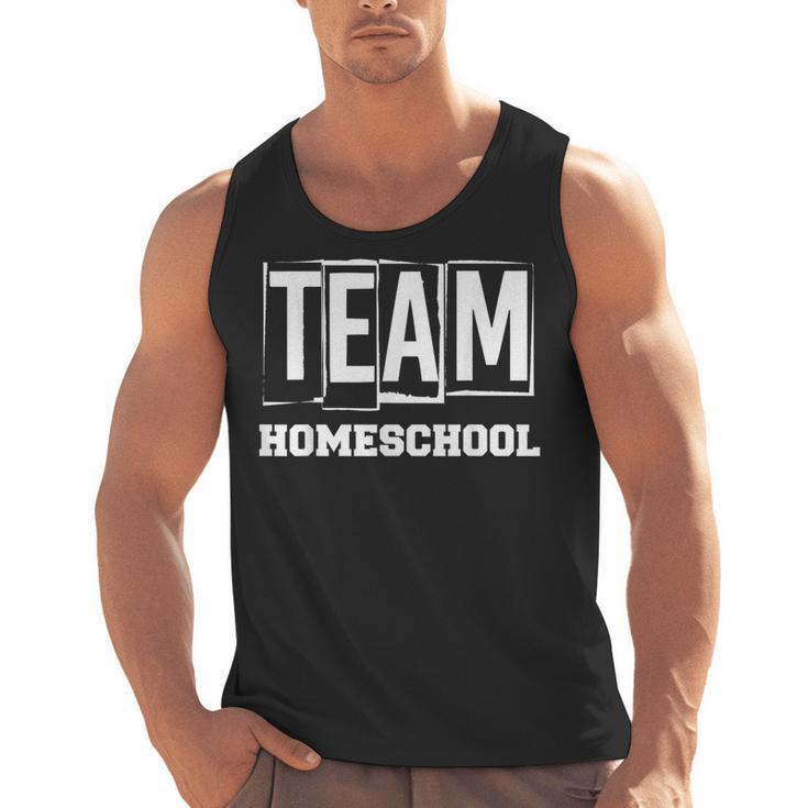 Team Homeschool Homeschooler Homeschooling Teacher Mom Kids Men Tank Top