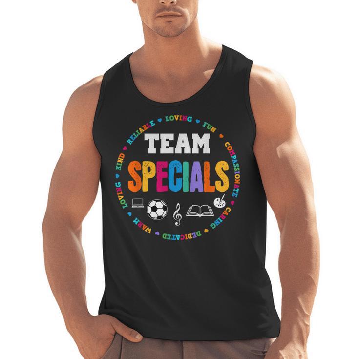 TEAM Specials Teacher TRIBE Squad Back To Primary School Men Tank Top