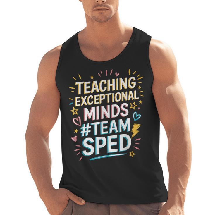 Team Sped Sped Teacher Special Education Teacher Team Men Tank Top