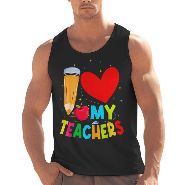 Teens Graduation I Heart My Teachers I Love My Teachers Men Tank Top