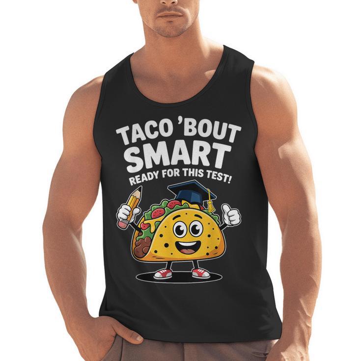 Test Day Teacher Shirt Motivational Testing Day Taco Testing Men Tank Top